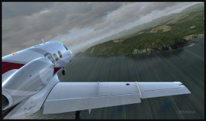 Phenom 100 turning toward Clallam Bay, inbound for the Sekiu airport