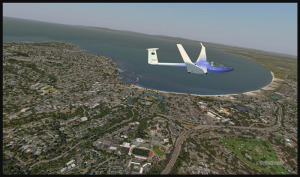 Glider in Monterey, California (FSX)