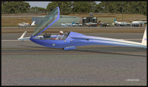 Glider in Monterey, California (FSX)