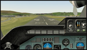 Vitesse 126 kts sur la piste de Sumburgh, Écosse, avec l'Antonov 225 et la navette russe Bourane (FSX)