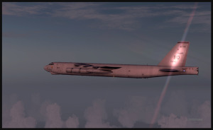 B-52 at cruising altitude (FSX)