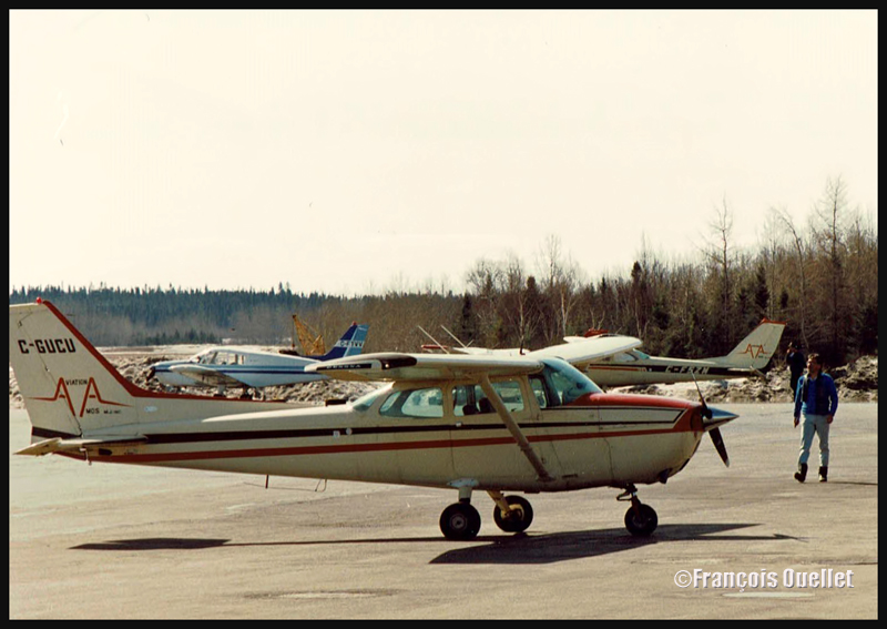 Cessna C172 C-GUCU à Rouyn-Noranda vers 1986