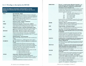 Décodage et description du Metar