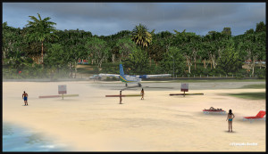 40021 A bit of sand is blown on tourists in St Barths TFFJ (FSX)