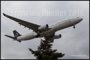 Air Canada Airbus A330-343 C-GHLM in Toronto 2016