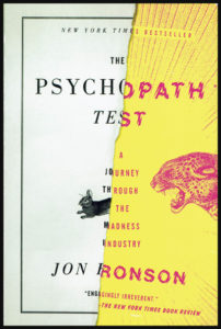 Jon Ronson's "The Psychopath Test" Book Cover