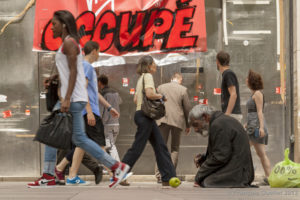 Street photography in Paris, France.