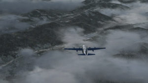 Virtual C-130 Hercules aircraft with three engine failures enroute to the Bonners Ferry airport.