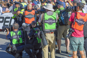 A few official photographers at the UCI World Tour Quebec 2018.