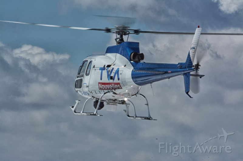 Hélicoptère C-GSTV de TVA Nouvelles au Québec