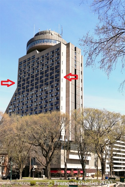 Hôtel Le Concorde et les chambres réservées aux patients en repos après avoir été atteints du coronavirus.