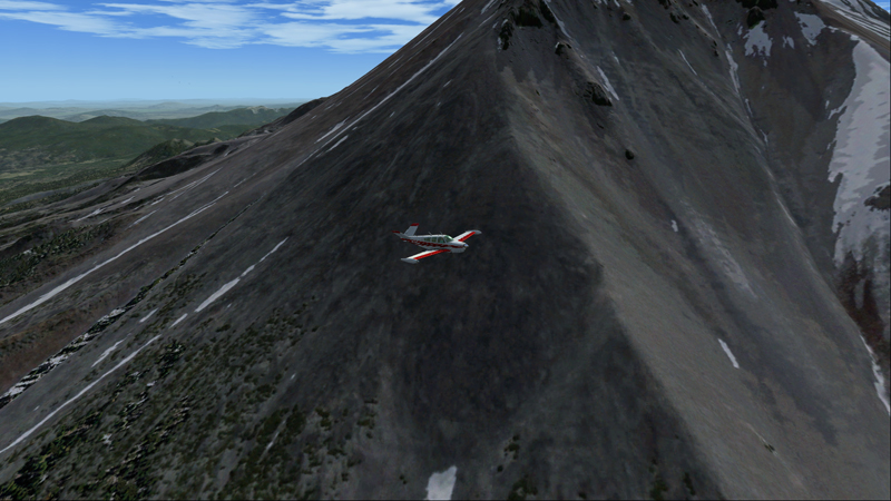 Autour de Mount Shasta avec le Bonanza de la compagnie A2A.