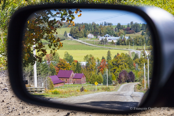 Province of Quebec landscape in Autumn.