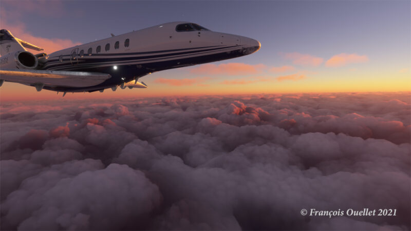 En route vers Iqaluit (CYFB) avec le simulateur de vol MFS 2020.