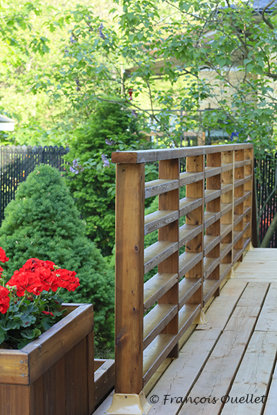 Completed red cedar ramp.