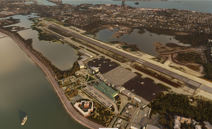 L'aéroport virtuel de Key West (KEYW) par FSDreamteam pour le simulateur de vol MSFS 2020.