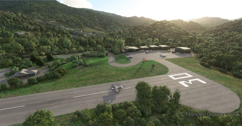 Prêt pour le départ à l'aéroport virtuel de Elk River (NC06) conçu par Cloud Studio.