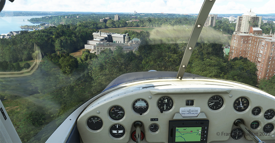 The MNBAQ and the Battlefields Park are in sight.