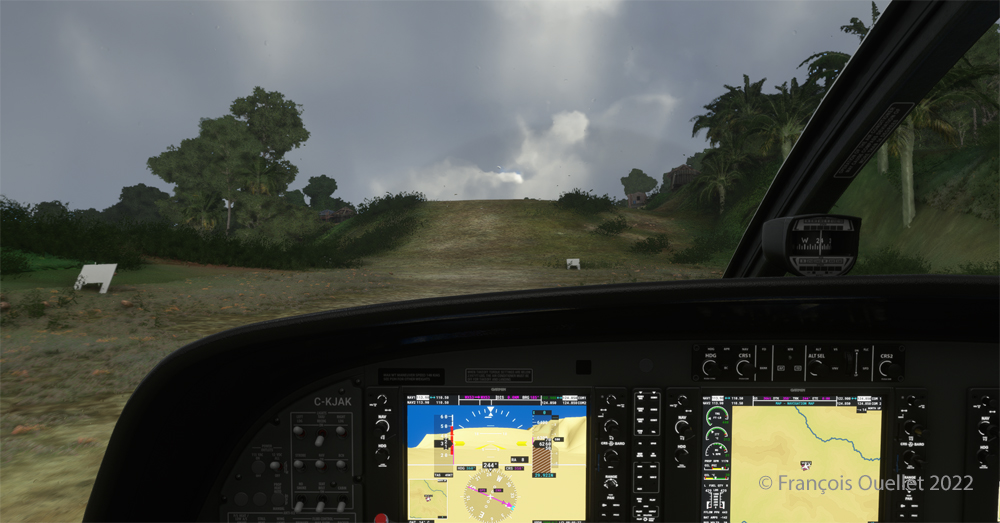 Cessna Grand Caravan 208B sur la piste de Bugalaga en Indonésie.