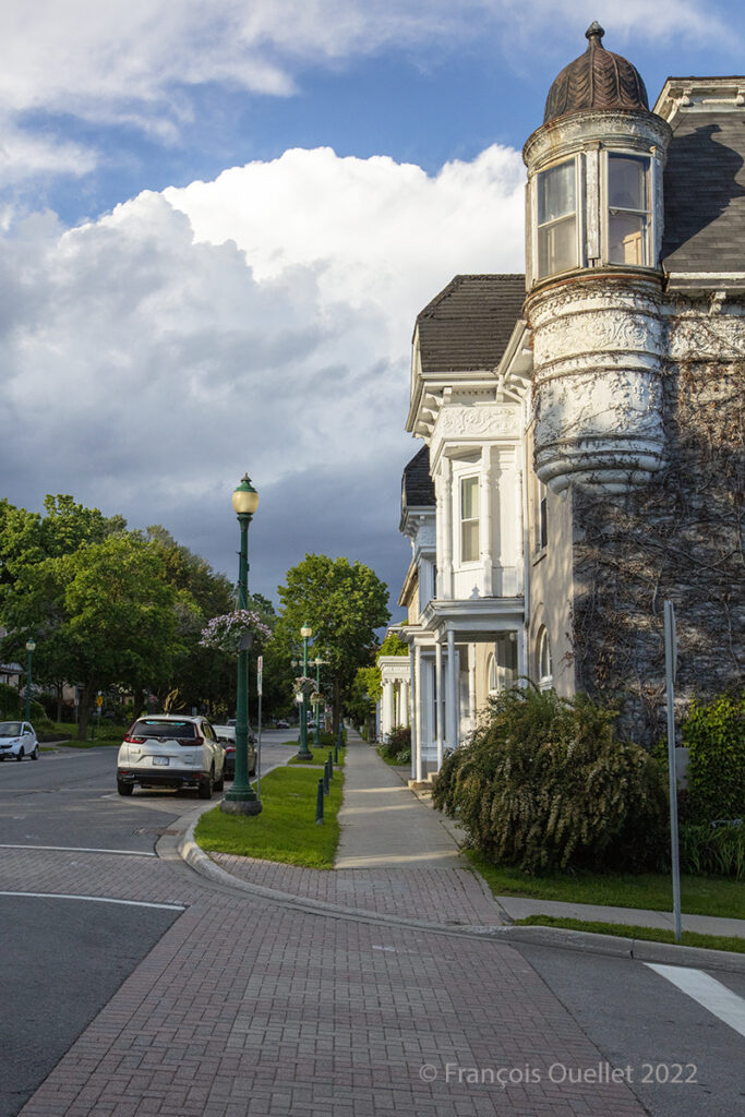 Quartier historique de Brockville en Ontario.