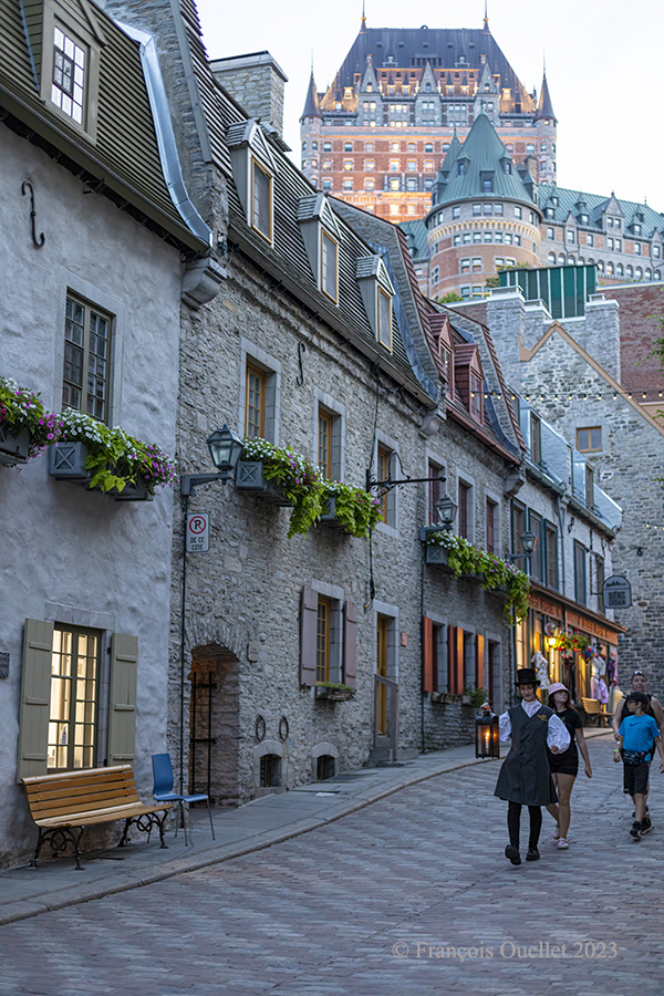 Le Vieux-Québec durant l'été 2023.