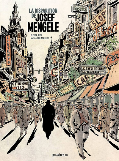 The graphic novel "La disparition de Josef Mengele"