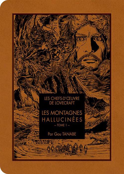 Cover page of the manga "Les montagnes hallucinées", by Gou Tanabe.