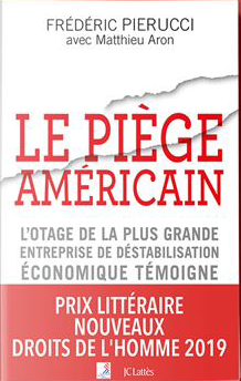 The graphic novel "Le piège américain", prix littéraire nouveaux droits de l'homme 2019.