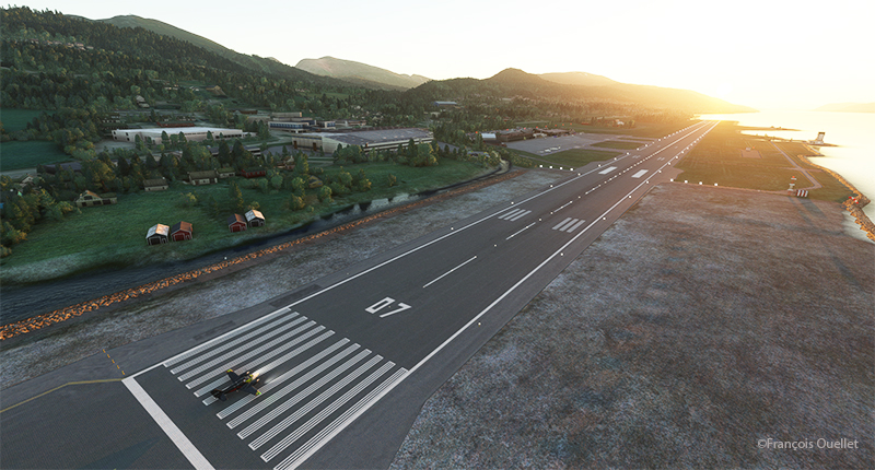 Ready for departure from Molde (ENML) virtual airport to Sandane (ENSD) airport.