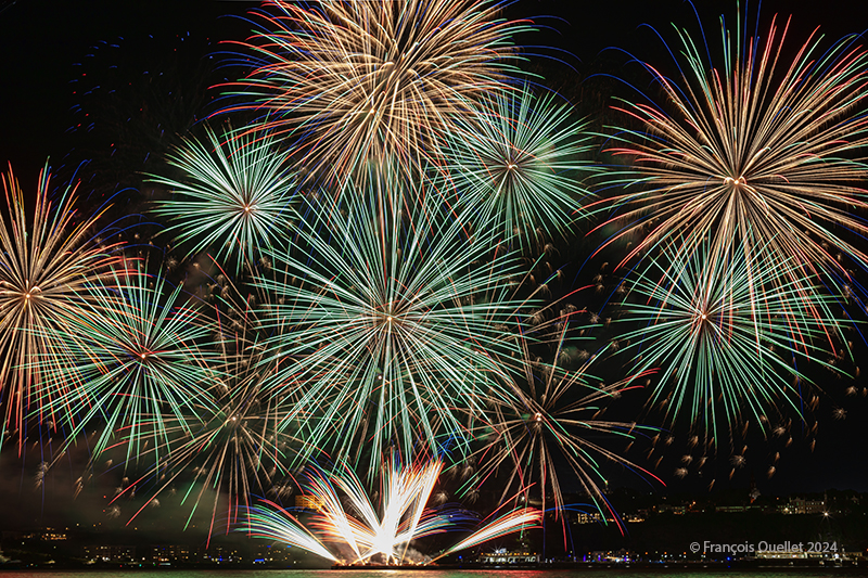 Fireworks at the Grands Feux Loto-Québec 2024