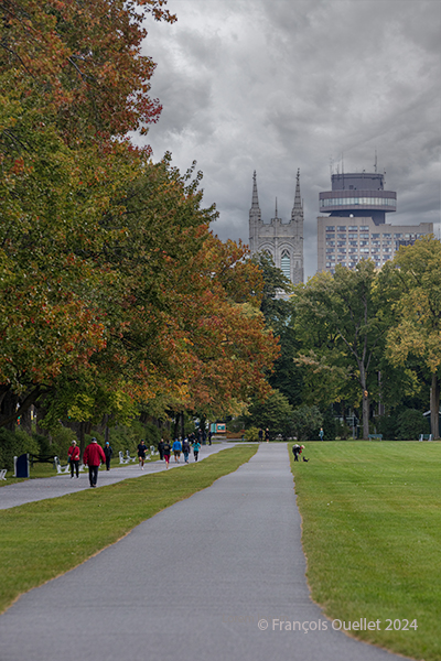 The Battlefields Park in Quebec City in Autumn.