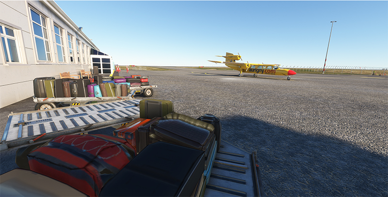 BN2A arrived at Donegal (EIDL) with Microsoft Flight Simulator