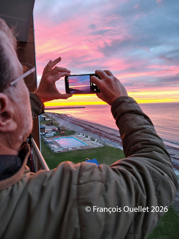 Coucher de soleil à Matane 2026