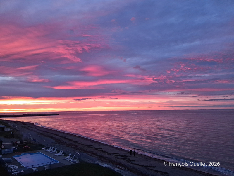 Coucher de soleil de septembre à Matane en 2026