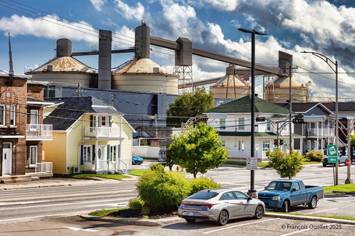Downtown in La Baie, province of Québec 2025