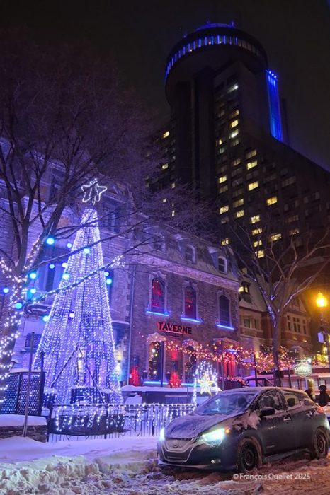 La Grande-Allée avant Noël à Québec