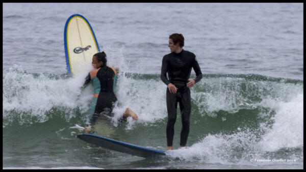 Pratique de surf à Ogunquit