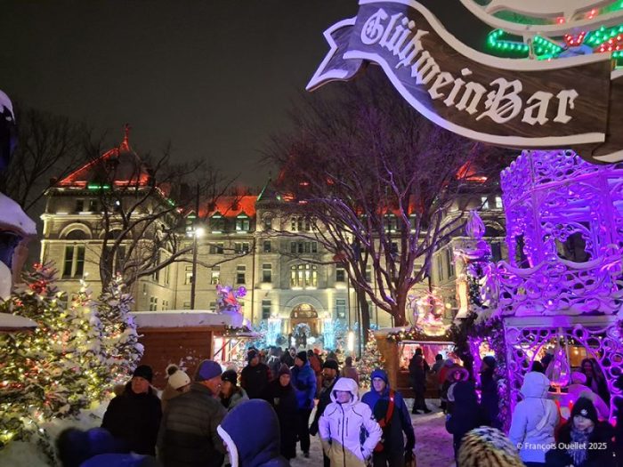 Le marché allemand de Noël de Québec et le Glühwein Bar 2025