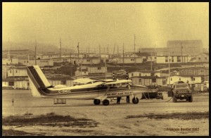 Photos on film: airplanes and helicopters seen in Inukjuak between 1982 and 1983